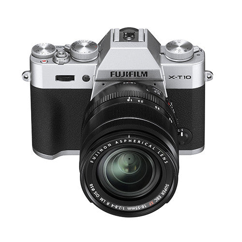Fujifilm X-T10 w/XC 16-50mm Lens Kit - Silver Camera