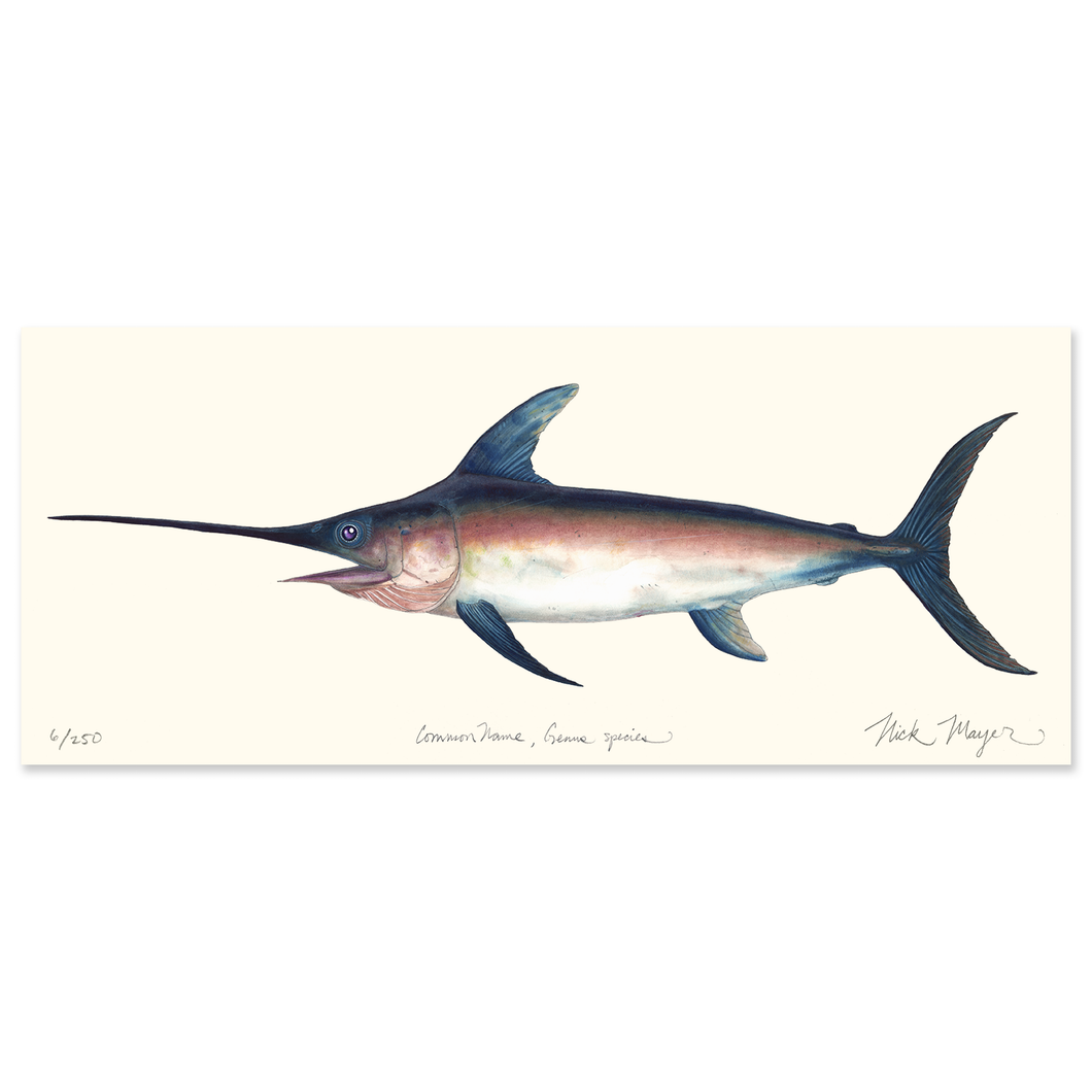 Swordfish Masterwork Canvas