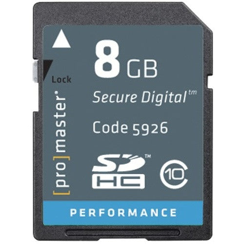 Promaster Standard SD 8GB Memory Card