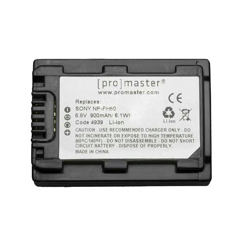 ProMaster Sony Battery NP-FH50 Lithium Ion
