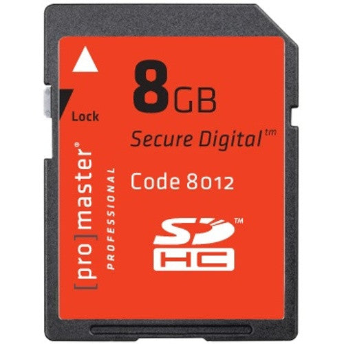Promaster Professional SDHC 8GB Memory Card