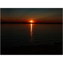 Load image into Gallery viewer, Kanopolis Sunset Fine Art Print
