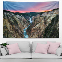 Load image into Gallery viewer, Yellowstone Falls by Third Eye Tapestries
