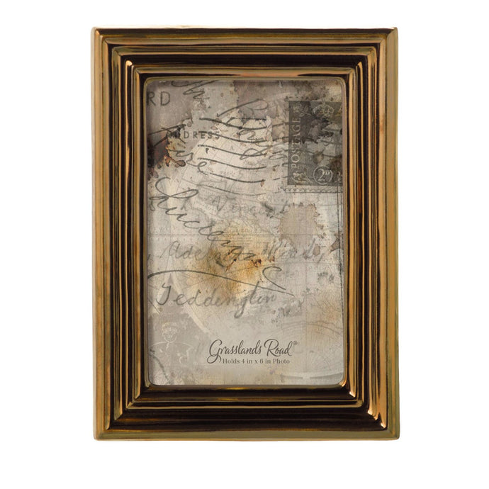 Grasslands Road Bronze Mould Ceramic 4x6 Frame