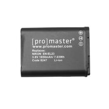 Load image into Gallery viewer, Promaster Nikon Battery EN-EL23 Lithium Ion
