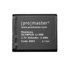 Load image into Gallery viewer, Promaster Olympus Battery LI-50B Xtrapower Lithium Ion

