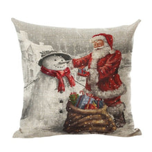 Load image into Gallery viewer, Christmas Pillow Case Car Sofa Waist Throw Cushion
