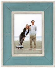 Load image into Gallery viewer, Malden Sunwashed Turquoise Distressed Frame
