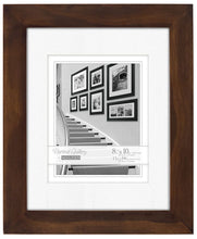 Load image into Gallery viewer, Malden Manhattan Series Stone Walnut Frame with Mat
