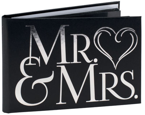 Malden 4x6 Mr. & Mrs. Black Brag Book - 40 Prints