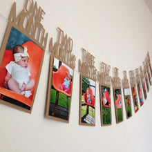 Load image into Gallery viewer, Kids Birthday Gift Decorations 1-12 Month Photo
