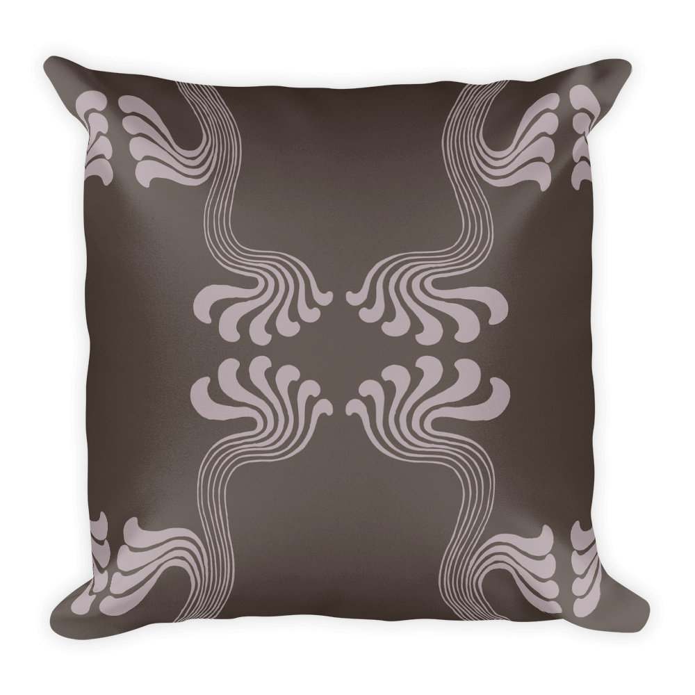 Art Nouveau Thyself Throw Pillow
