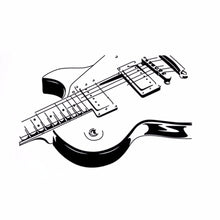 Load image into Gallery viewer, Removable Guitar Wall Sticker
