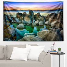 Load image into Gallery viewer, Lake Tahoe by Third Eye Tapestries
