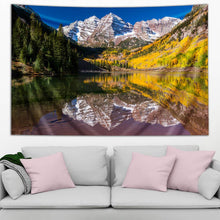 Load image into Gallery viewer, Maroon Bells by Third Eye Tapestries
