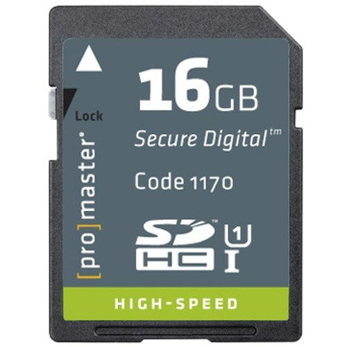 Promaster High Speed SDHC 16GB Memory Card