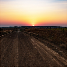 Load image into Gallery viewer, Morning Country Road Fine Art Print
