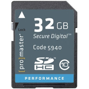Promaster Perdormance SDHC 32GB Memory Card