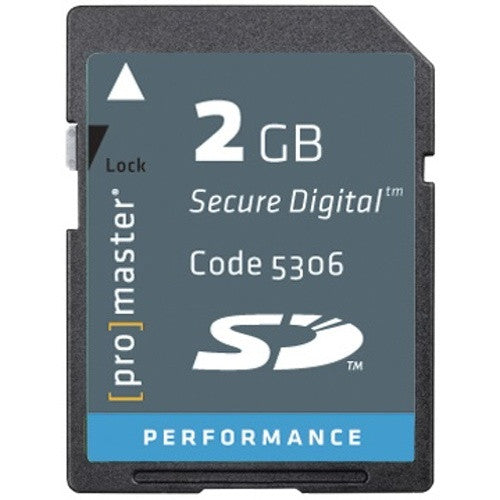 Promaster Standard SD 2GB Memory Card