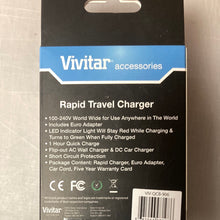 Load image into Gallery viewer, Vivitar Rapid Charger for Olympus LI-42B
