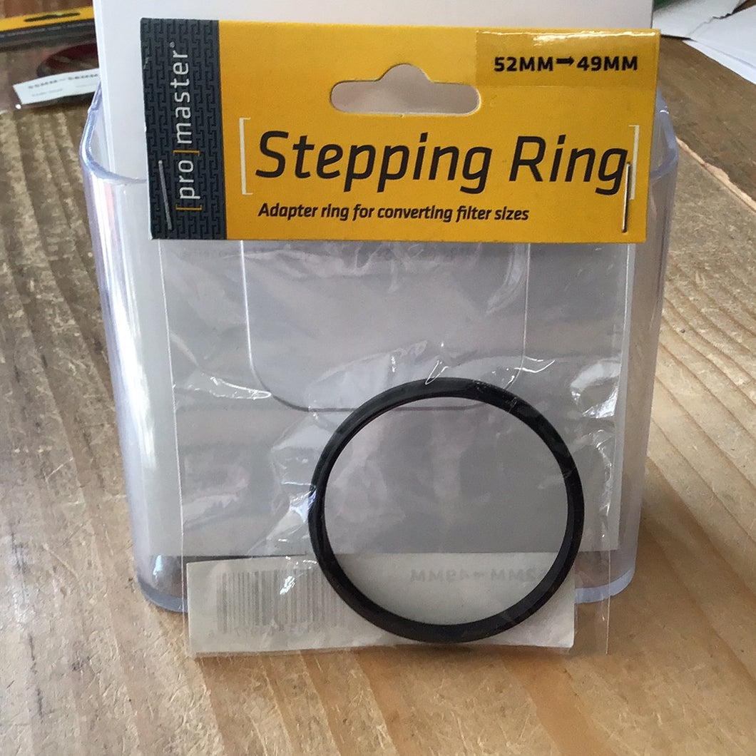 Promaster Stepping Ring 52mm-49mm