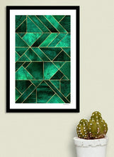 Load image into Gallery viewer, Abstract Nature - Emerald Green  Frame

