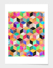 Load image into Gallery viewer, Colorful Cubes  Frame
