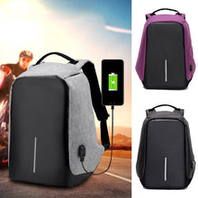 Load image into Gallery viewer, Anti-theft Backpack With USB Charge Port Concealed Zippers And Larger Volume Capacity Lightweight Waterproof for School Travel
