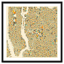 Load image into Gallery viewer, New York Map Art Print

