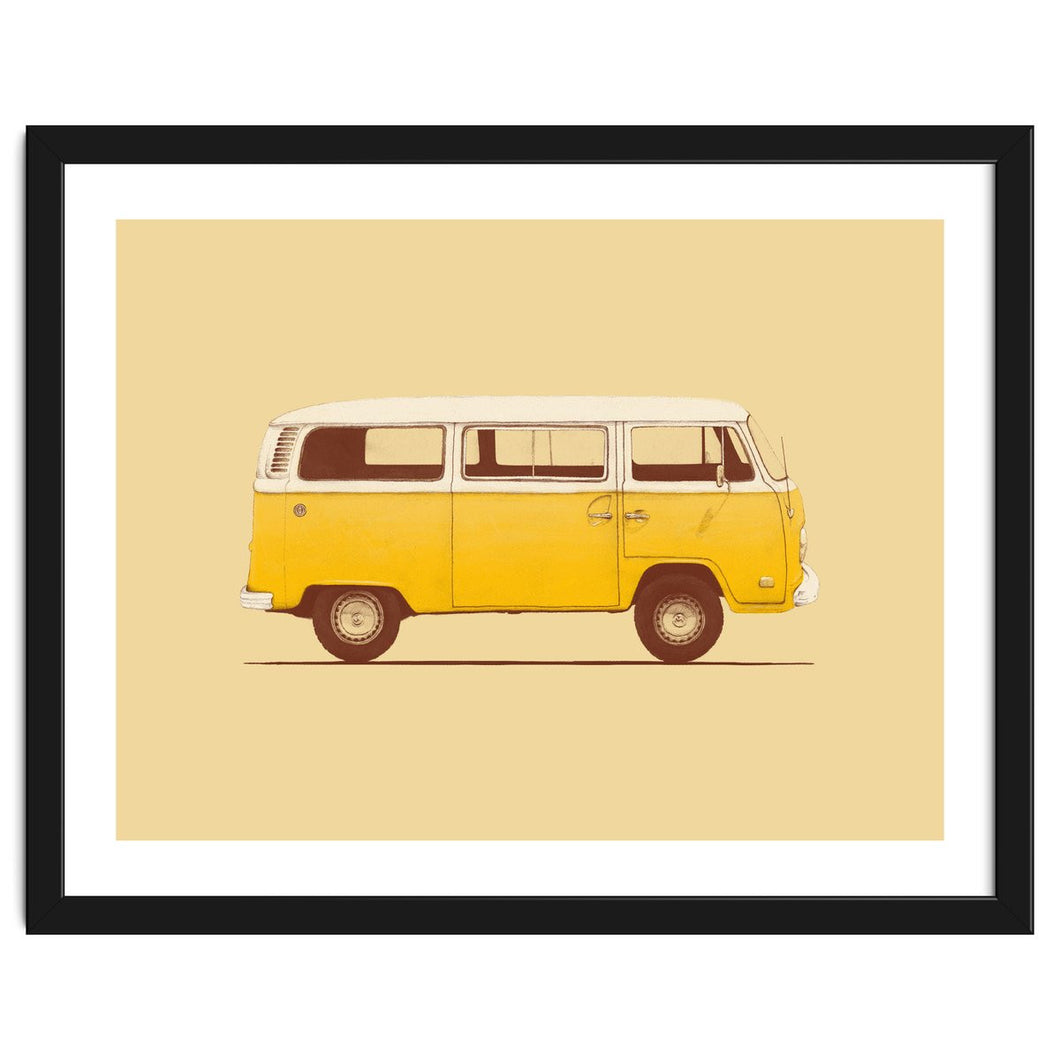 Yellow Van Framed Artwork