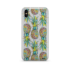 Load image into Gallery viewer, Hawaiian Pineapple iPhone &amp; Samsung Clear Phone Case Cover

