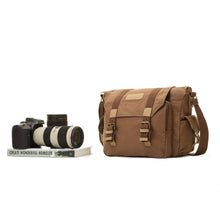 Load image into Gallery viewer, BAGSMART Canvas Camera Bag Shockproof Case DSLR Travel Padded Box Handbag Shoulder Bag
