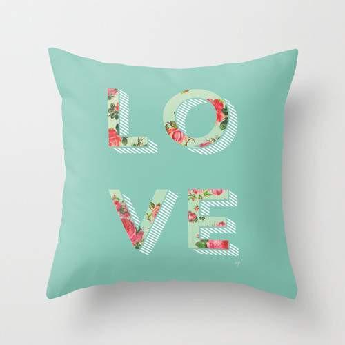 Floral Love Cushion/Pillow