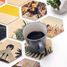 Load image into Gallery viewer, Customizable Wooden Coasters
